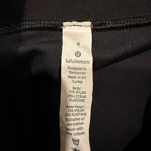 Lululemon Black Leggings